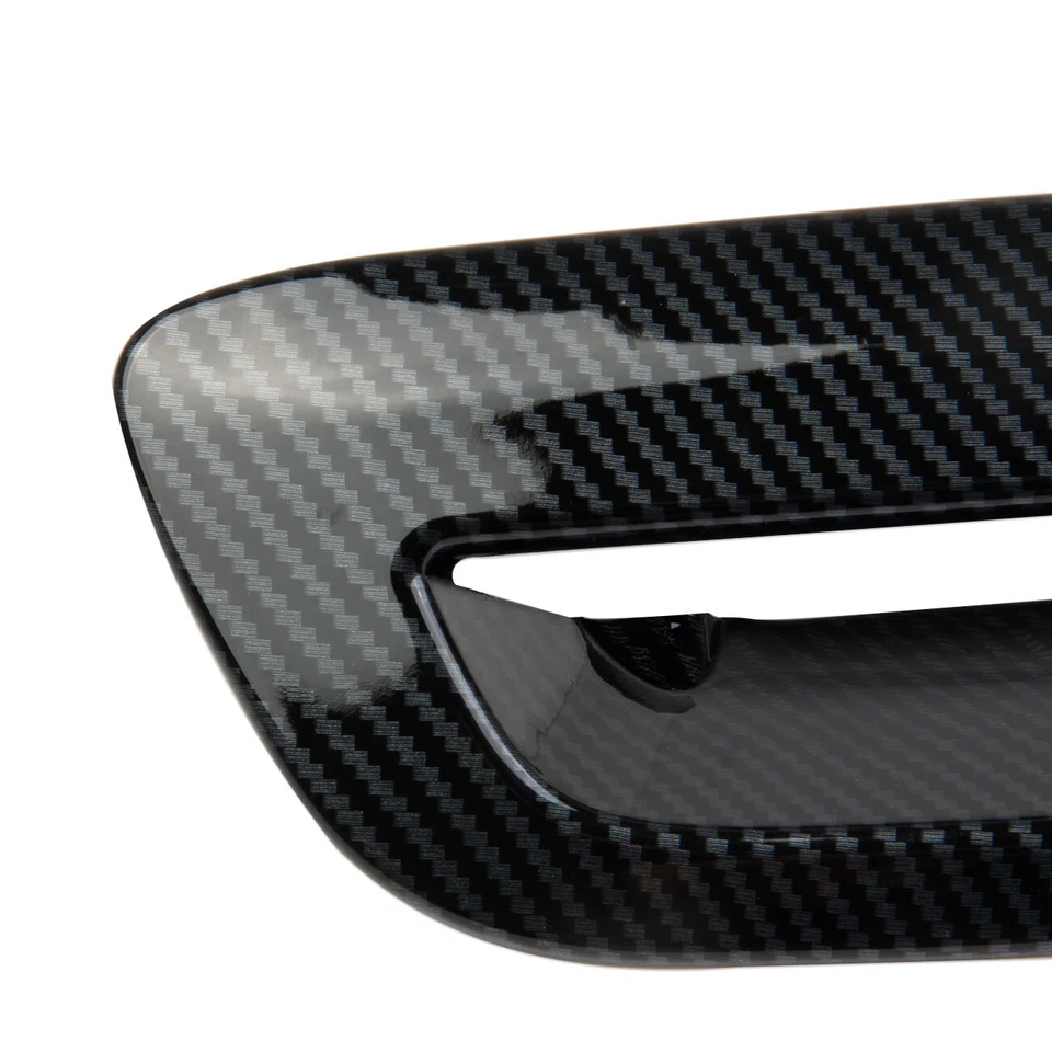 Carbon Fiber Style Rear Trunk Door Handle Bowl Cover Trim For Chrysler Pacifica - Image 4 of 4