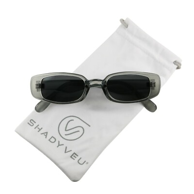 ShadyVEU Wide Slim Flat Top 90's Classic Fashion See Through