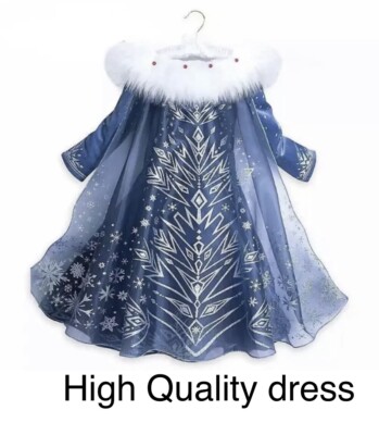 Disney-Inspired Frozen Elsa Dress, Christmas Gift -3T to 8T - Main Image