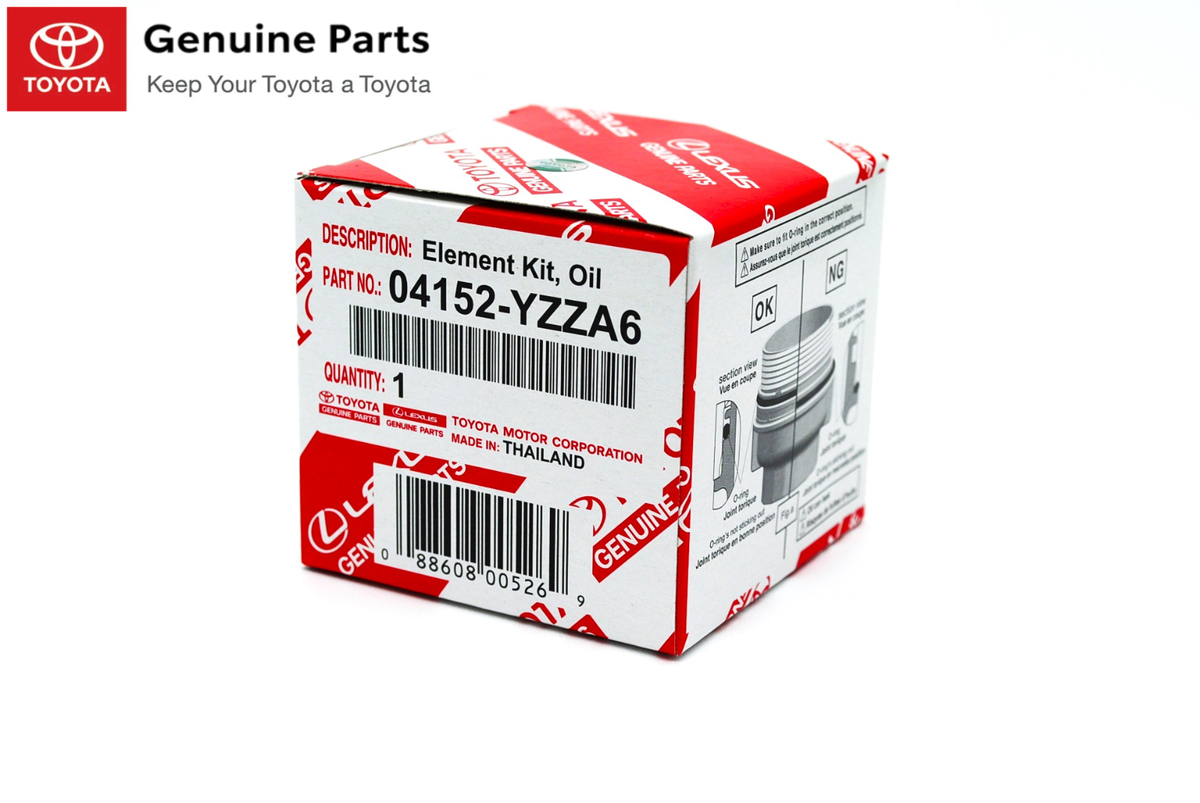 GENUINE Oil Filter 04152-YZZA6 5QTS. IDEMITSU 0w-20 Oil for Toyota