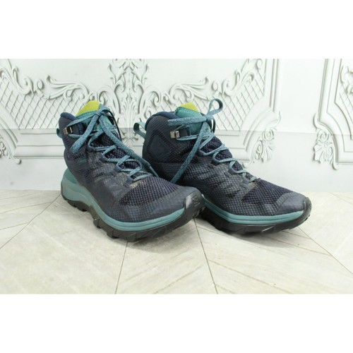 Salomon Outline Herren Blau Nylon Schnürschuhe Gore-Tex Mittel Wanderschuhe Gr. 7,5 - Bild 3 von 9