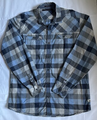 Sean John Tailored Fit Button Down Shirt Blue Plaid Size 3XL | eBay Sean John Tailored Fit Button Down Shirt Blue Plaid Size 3XL | eBay