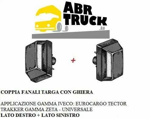 BARRA POSTERIORE PORTA Targa Con Fanali EUR 99,00 - PicClick FR