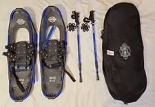 GUIDE GEAR 10”X32” ALUMINUM LIGHTWEIGHT SNOWSHOEING TREKKING POLE KIT