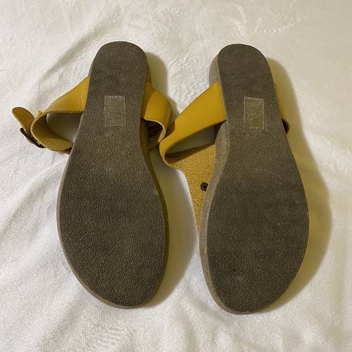 Blow Fish Thong Sandals Malibu Adjustable Straps Size 7.5 Gold - Picture 7 of 9