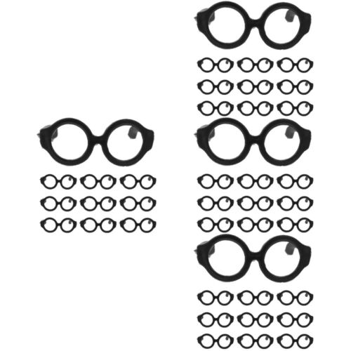  80 pcs Mini Doll Glasses Decors Doll Eyeglass Props Mini Doll Glasses Ornaments - Picture 1 of 12