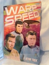Star Trek Warp Speed 15.5" Large Tin Sign Vandor Sealed in Plastic  $10.99