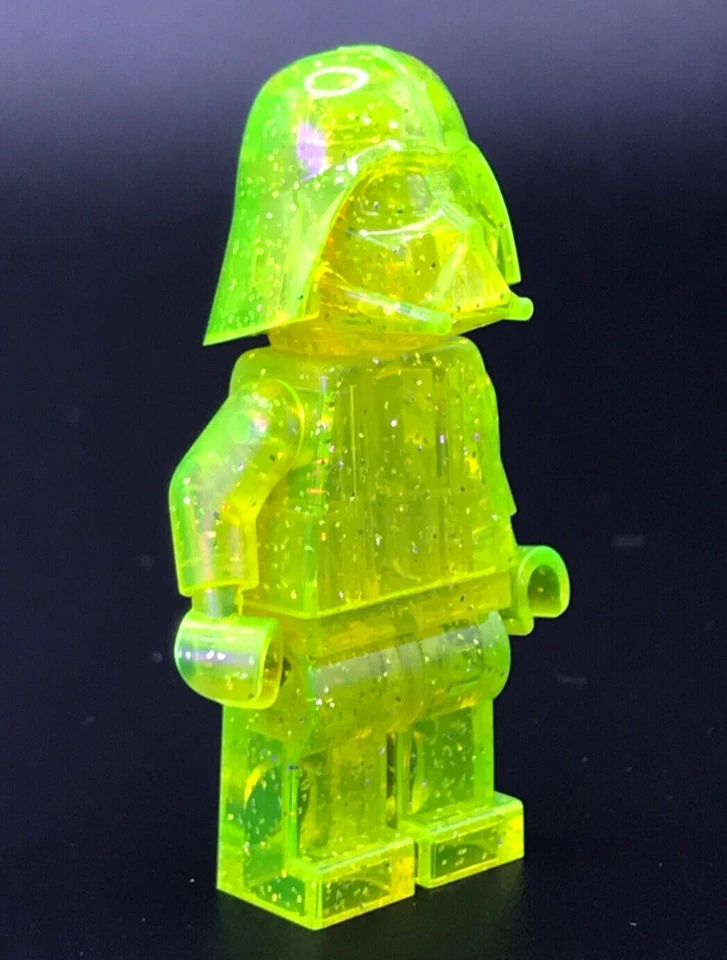 Darth Vader Lego Star Wars Prototype Monochrome Retired color Transparent Neon - Image 4 of 4