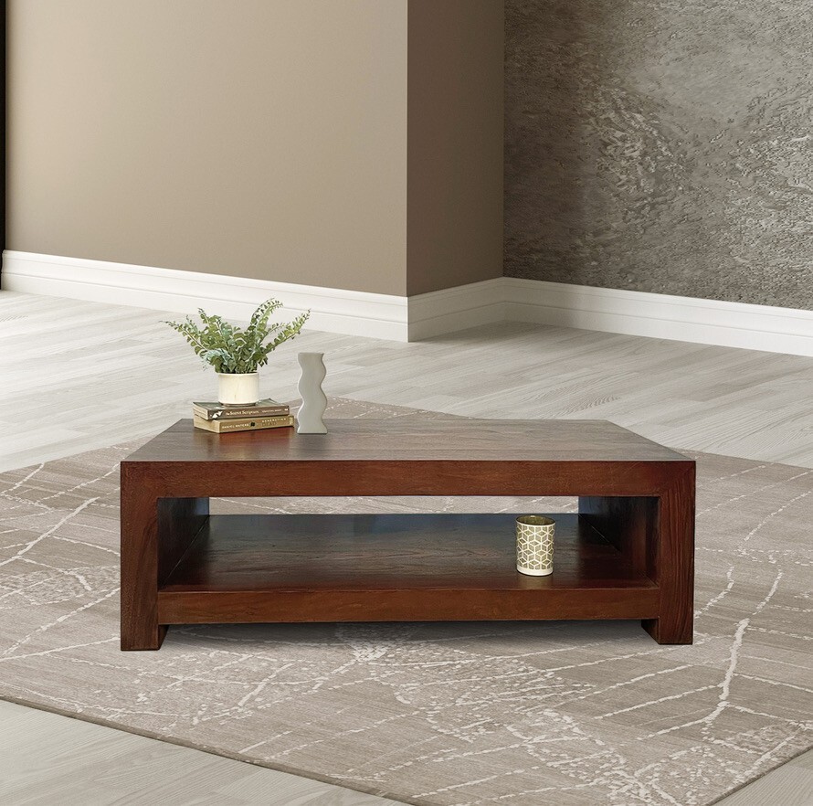 SOLID MANGO WOOD COFFEE TABLE NEW INDIAN FURNITURE