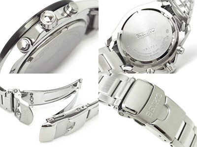 Seiko Chronograph 100m Alarm Men's Watch SNA487P1 | eBay