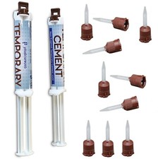 4 Dental Temporary Cement  20 Mixing Tips Eugenol-free Crown Bridge Material
