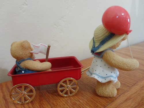 Lote de 4 Cherished Teddies Molly Colby Letty Booker y Fletcher Wagon Scooter - Imagen 12 de 13