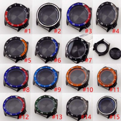 42mm Sapphire Glass Crown at Fit NH34 NH35 NH36 Black