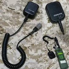Tactical Hand Microphone Military 6-Pin PTT Adaptor For TCA PRC-152A/148 Radios