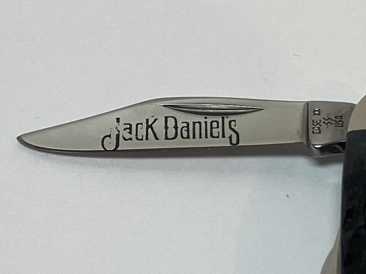 VINTAGE CASE XX JACK DANIELS WHITTLER SET BLACK BONE POCKET VINTAGE CASE XX JACK DANIELS WHITTLER SET BLACK BONE POCKET