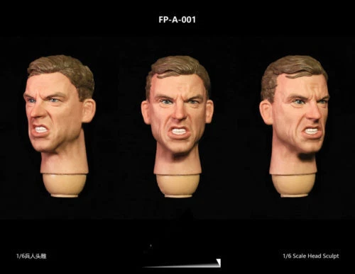 Facepool Figure FP-A-001 1/6 Male Head Sculpt w/ Expression Fit 12" Figure Body - Image 2 of 3