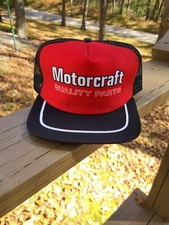 Vintage Ford Motorcraft Quality Parts Trucker Hat USA New Old Stock