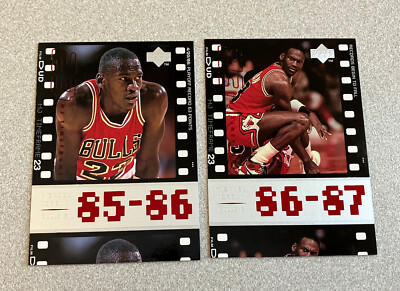 upper deck シフ　サインカード 1998-99 Upper Deck MJ Timeframe 8 Card Lot Michael Jordan