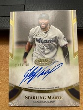 	2021 Topps Tier One Prime Performers Autographs #PPASM Starling Marte 237/300