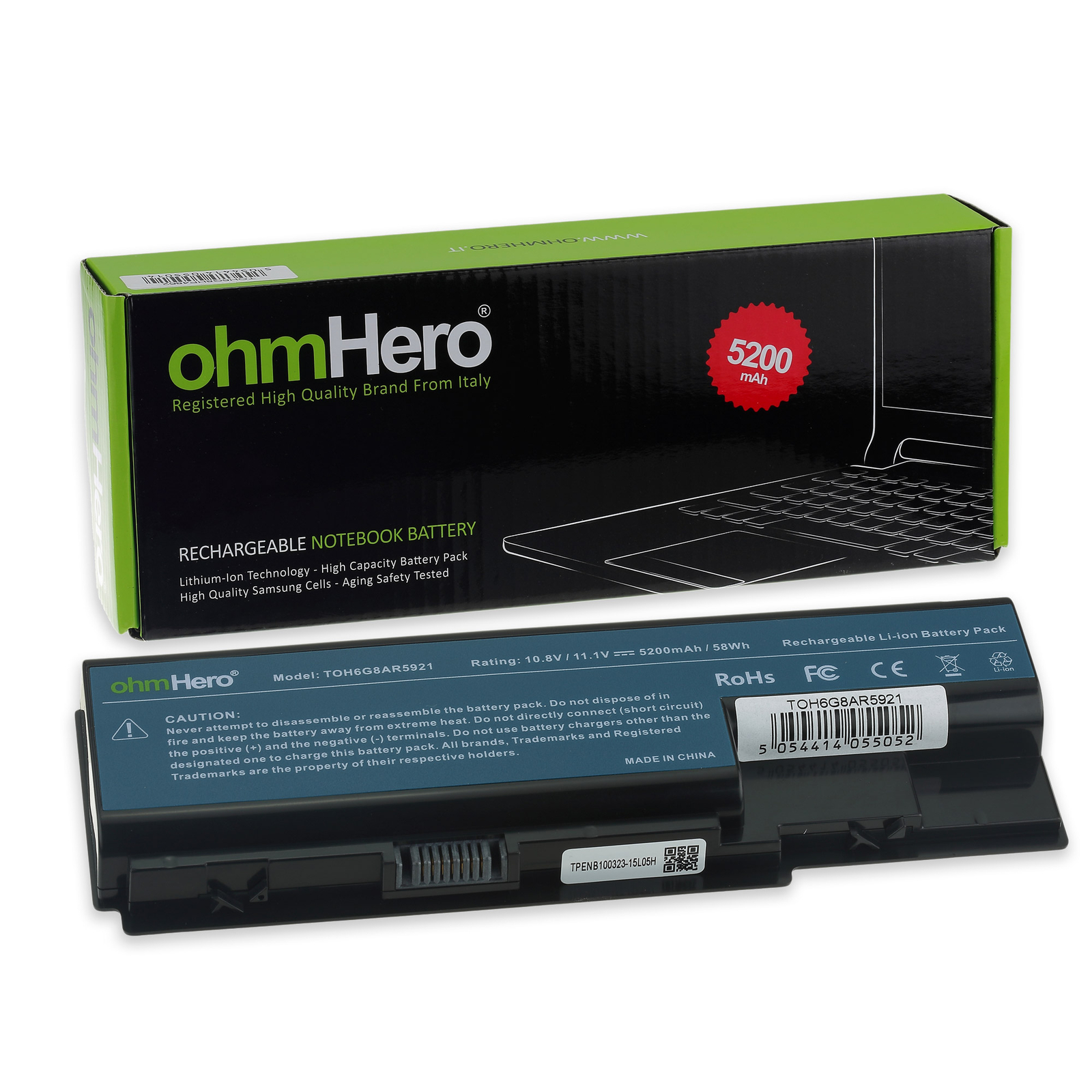 PowerSmart 5200mAh Batteria per Acer Aspire 5740 5740DG 5740G 5541G