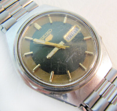 SEIKO 5 SPORTS 6309 - 8690 中古 自動巻 動作品 Seiko 5 Sports Yellow Men's Watch - 6309 for sale online | eBay