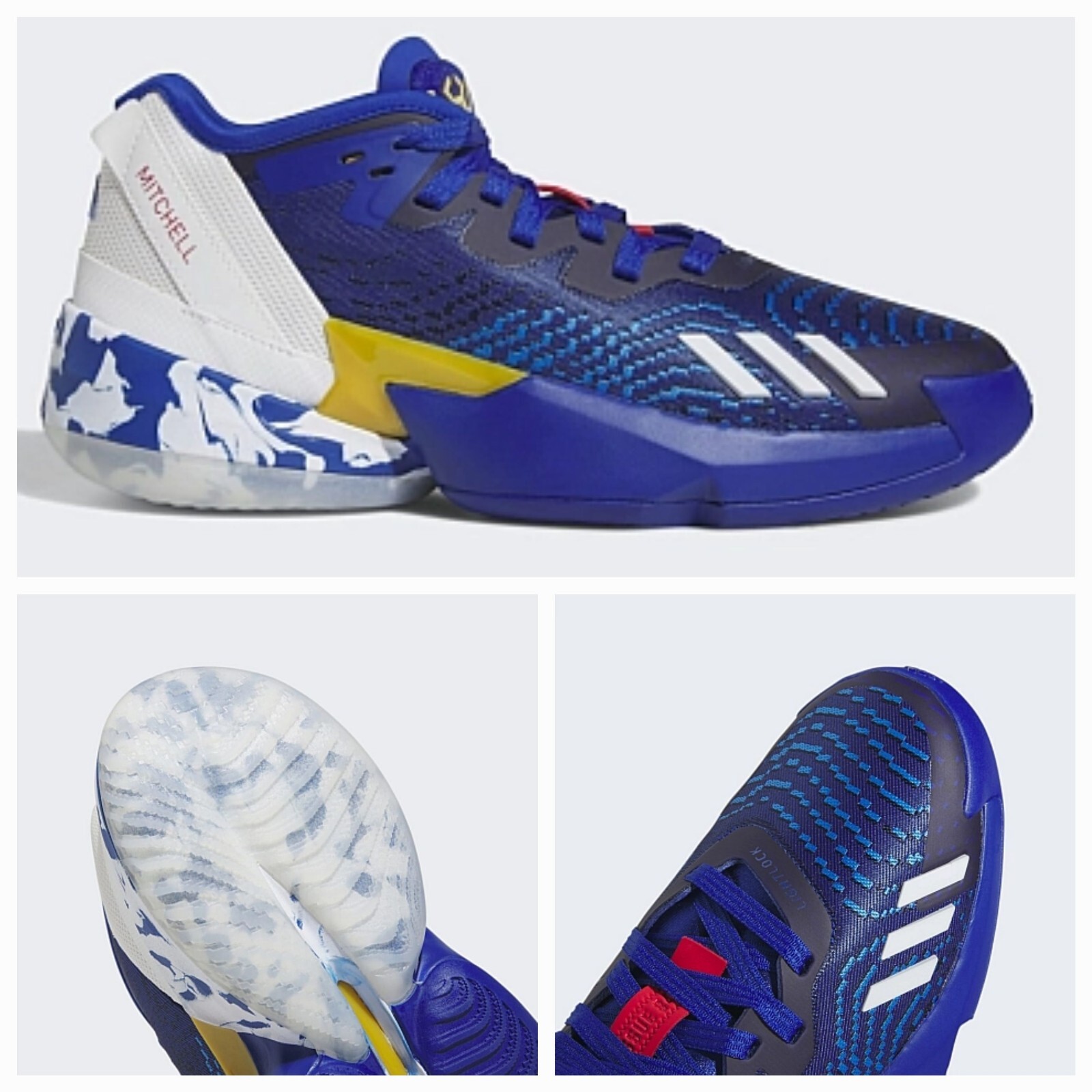 Adidas Mens Shoes D.O.N. Issue 4 Mid Basketball  Mc Donald's  American  BL 9.5 thumbnail 2