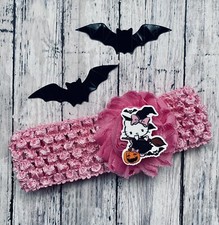 Gothic Kitty Witch Cat Baby Toddler Headband