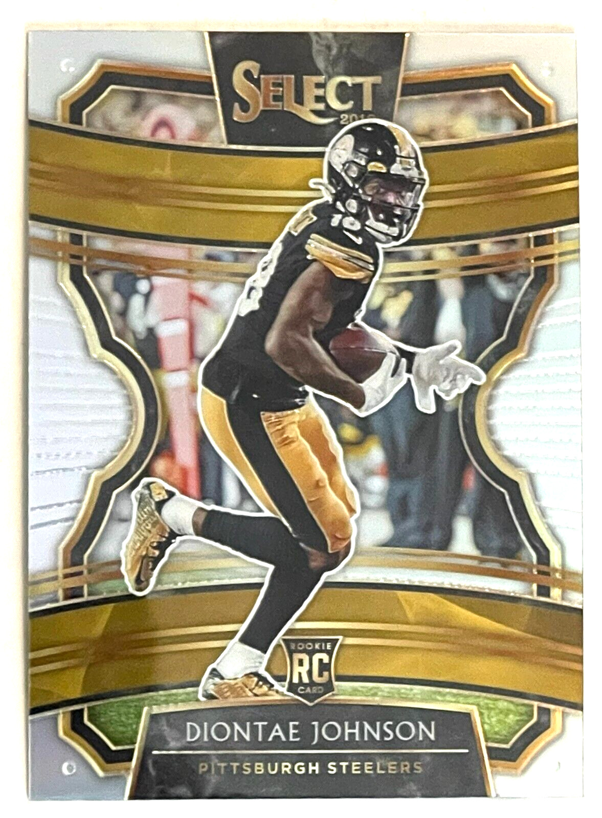 2019 PANINI SELECT DIONTAE JOHNSON SILVER PRIZM PITTSBURGH STEELERS RC #31
