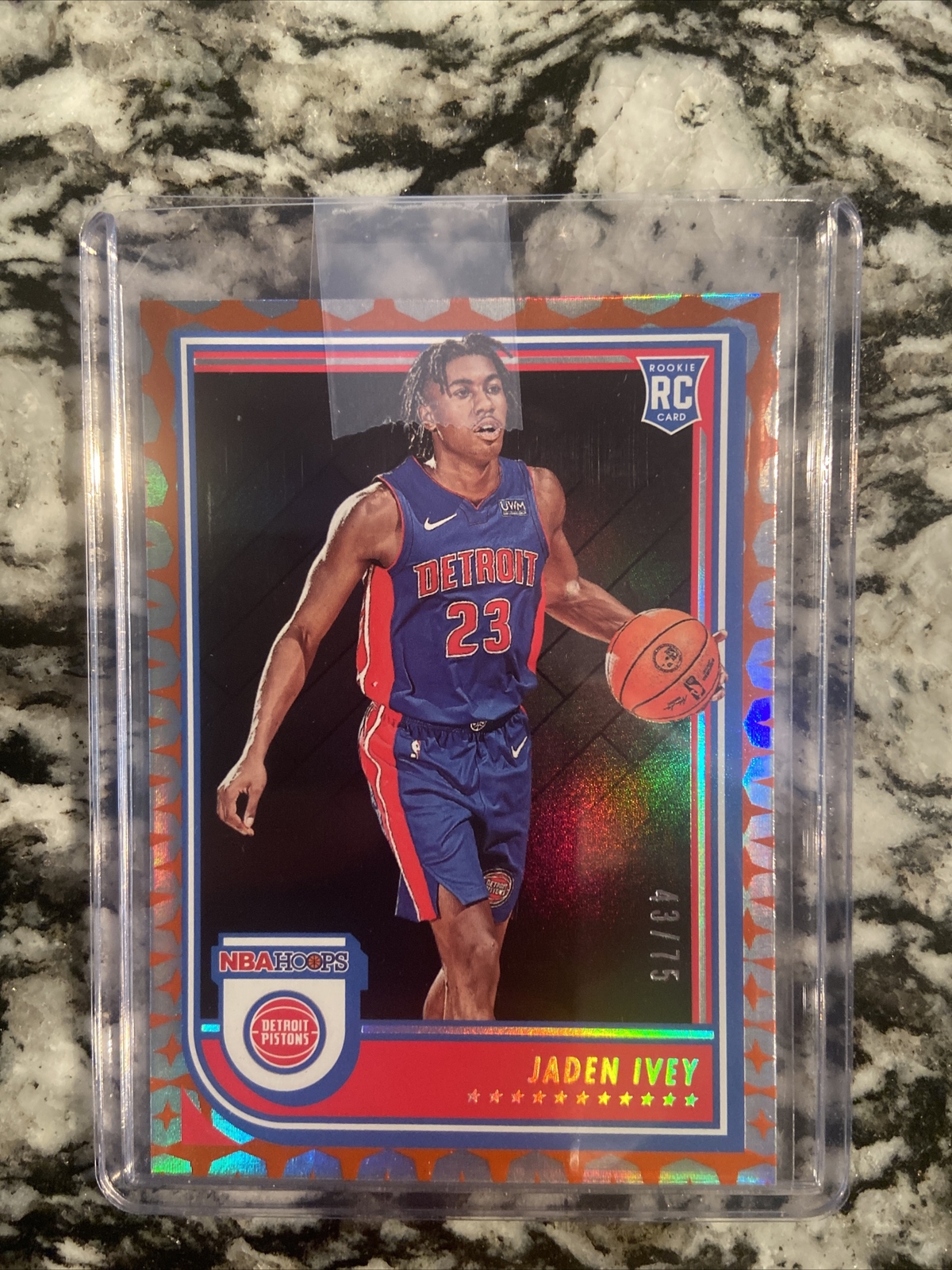 2022-23 Panini NBA Hoops Jaden Ivey #235 Gravity /75