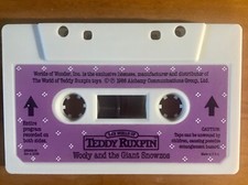 Worlds of Wonder Teddy Ruxpin Wooly and the Giant Snowzos Cassette Tape