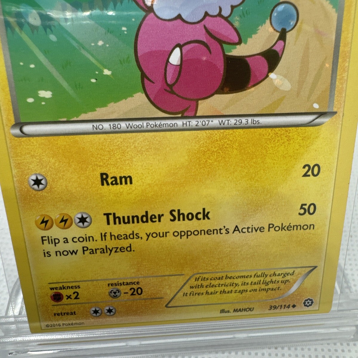 2016 Flaaffy Uncommon Stage 1 Pokemon Card 39/114 w/ energy card | eBay 2016 Flaaffy Uncommon Stage 1 Pokemon Card 39/114 w/ energy card | eBay