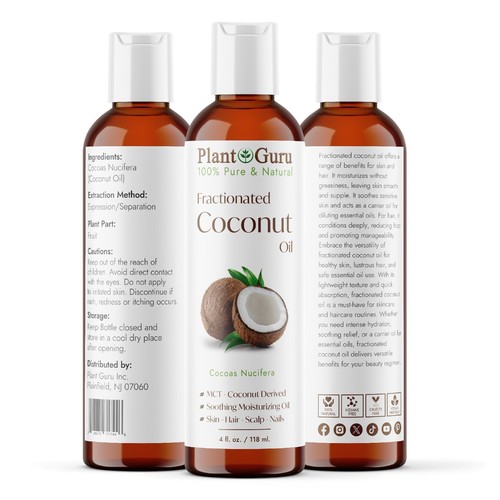 4 oz. Carrier Oil 100% Pure Natural Cold Pressed For Skin, Hair Growth, Massage - Picture 80 of 313