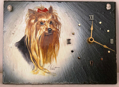 Horloge Ardoise Menu Avec Mécanisme Quartz – Déco Rétro Bois & Multicolore