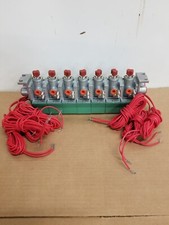 Asco 8318 Solenoid Valve Gang Mounted Bank Of 7 Valves 1/4in Npt