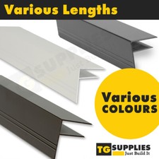 Aluminium F-Section For Polycarbonate Roofing Sheets White, Brown and Anthracite