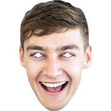 George Russell Racing Celebrity Card Face Mask - Ready To Wear - Fancy Dress