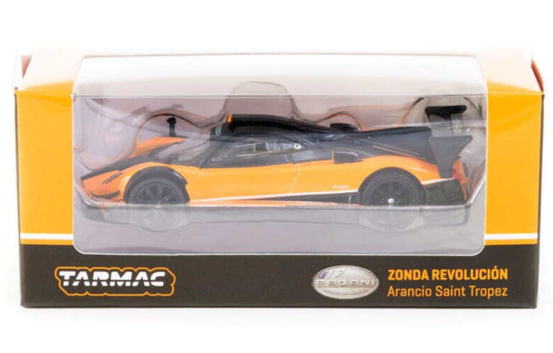 Асфальтовый завод GLOBAL64 Pagani Zonda Revolucion Arancio в Сен-Тропе автомобиль 164 3690₽