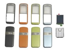 Nokia 6070 genuine spare parts, front cover, keypad, battery cover...