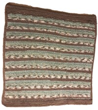 Hand Knitted Baby Blanket, 44  x45  , Brand New 