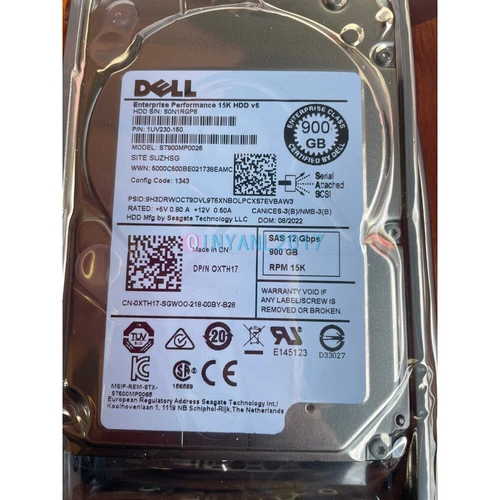 Dell XTH17 0XTH17 900GB 15K 2.5" SAS 12Gbps HDD v6 ST900MP0026 14G 15G 16G KIT - Picture 7 of 7