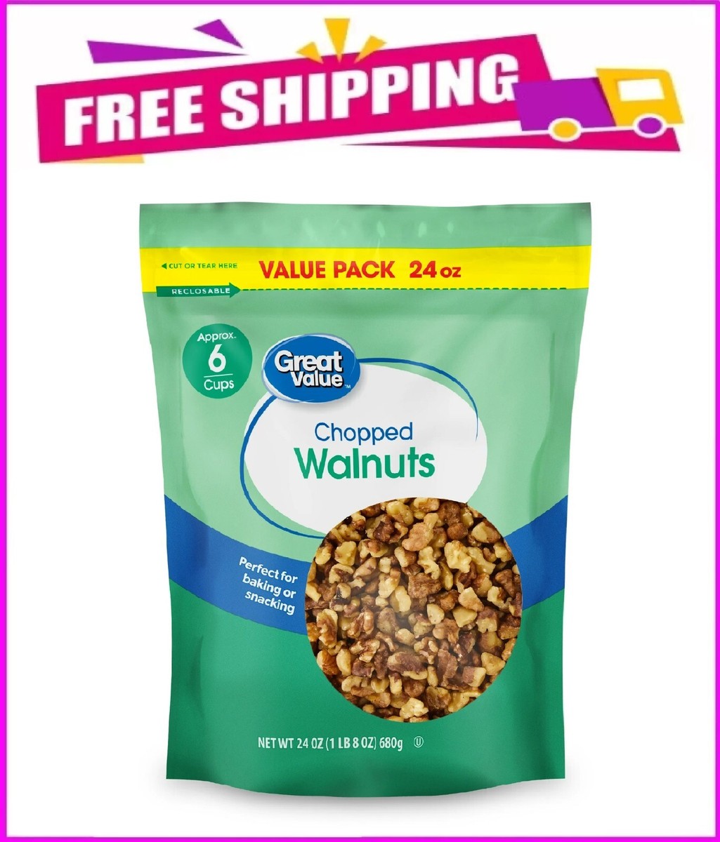 walnutsさま専用 Great Value Walnuts Halves & Pieces, 8 oz - Walmart.com