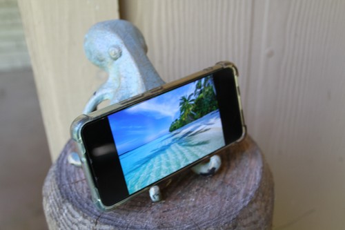 New Item! Cell Phone Holder Octopus Cast Iron with Bronzed Look Patina! N-45B - Picture 10 of 16
