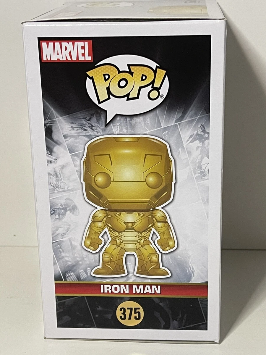 Gold chrome iron man pop cheap