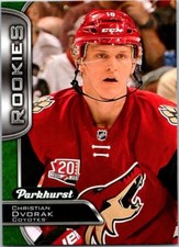 CHRISTIAN DVORAK 2016-17 Parkhurst RC #383 ($0.75 MAX SHIPPING)3076