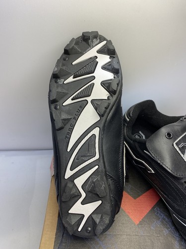 VKM Venom Baseball Softball Rubber Mid Cleats Youth BLACK Child NEW IN BOX w/tag - Picture 3 of 6
