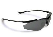 Epoch Eyewear Cadence Golf Sport Sunglasses Black Frame with Smoke Lens