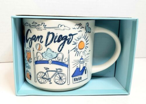 New--Starbucks San Diego Been There Series 2019 Mug 14 oz  Ceramic 