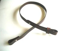 GUN SLING STRAP 3/4" WIDE HAND MADE LEATHER ADJUSTABLE FROM 30" TO 42" LONG