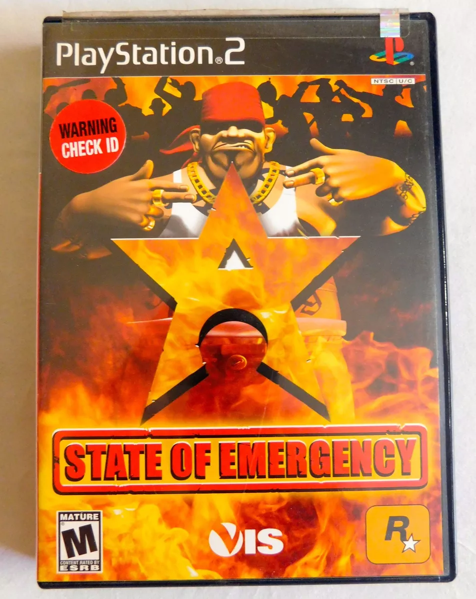 STATE OF EMERGENCY Playstation 2 Video Game Rockstar Games