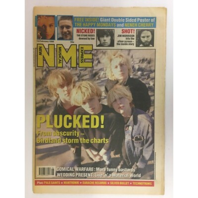 NEW MUSICAL EXPRESS NME MAGAZINE  10 FEBRUARY 1990  BIRDLAND   LS